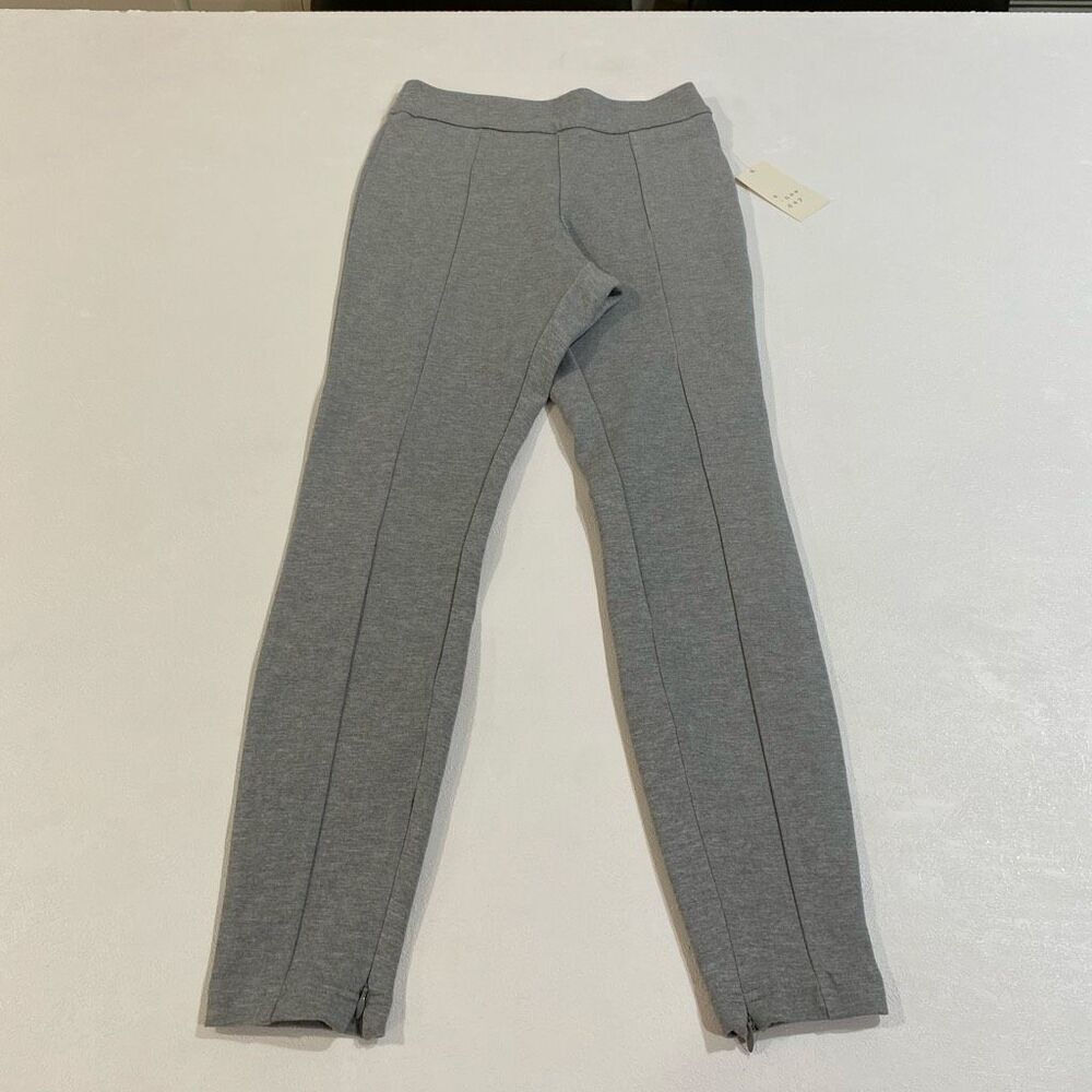 A New Day Gray Ponte Leggings Pants Size Small NWT Stretch Workwear